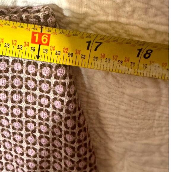 ANN TAYLOR Women's Skirt sz10 Mini Pink Ivory Wool Blend Lined Side Zip … - Picture 11 of 12